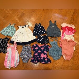 Baby Girl Summer Clothing Lot | Size 9M 🌞